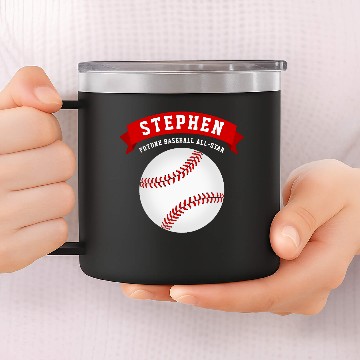 Discover Baseball Future All-Star 14oz Stainless Steel Tumblers