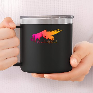 Discover Mosque with Colorful Sky Ramadan Mubarak 14oz Stainless Steel Tumblers