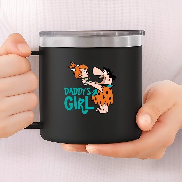 Discover The Flintstones | Fred & Pebbles - Daddy's 14oz Stainless Steel Tumblers