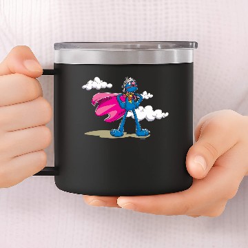 Discover Super Grover 14oz Stainless Steel Tumblers