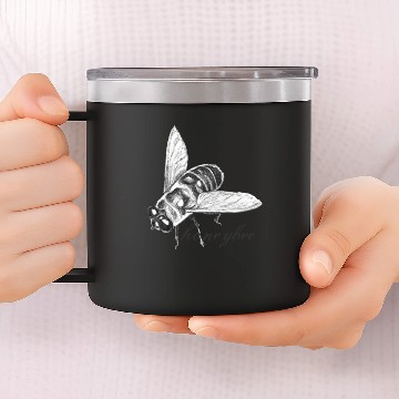 Discover Bee  Kid's Honeybee Girl's  Bug 14oz Stainless Steel Tumblers