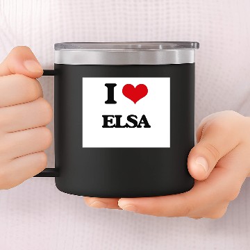 Discover I Love Elsa 14oz Stainless Steel Tumblers