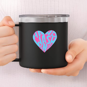 Discover Hand Washing Hand 14oz Stainless Steel Tumblers