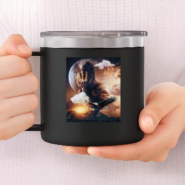 Discover extraterrestrial sleeveless 14oz Stainless Steel Tumblers