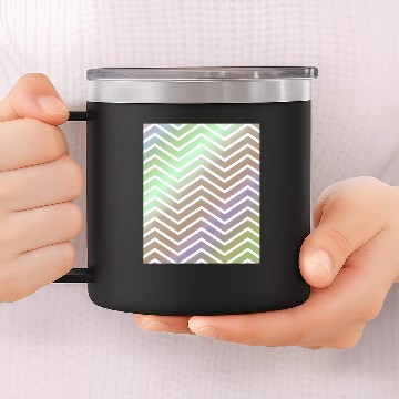 Discover ombre zigzag chevron  03 14oz Stainless Steel Tumblers