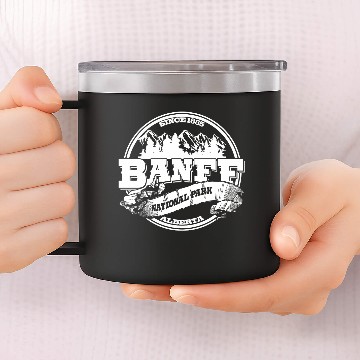 Discover Banff Old Circle 14oz Stainless Steel Tumblers