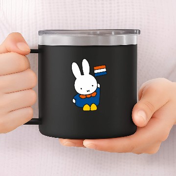 Discover Nijntje Miffy Polo 14oz Stainless Steel Tumblers