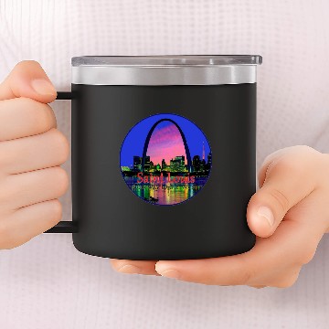 Discover St. Louis Missouri 14oz Stainless Steel Tumblers