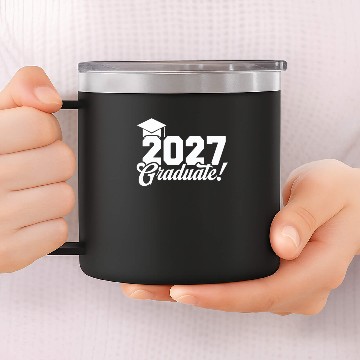 Discover Class Of 2027 Graduate 14oz Stainless Steel Tumblers