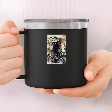 Discover Krampus and Saint Nicholas 14oz Stainless Steel Tumblers