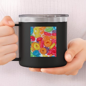 Discover Fruity Cereal 14oz Stainless Steel Tumblers