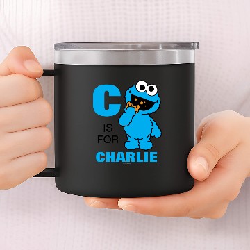 Discover C is for Cookie Monster | Add Your Name 14oz Stainless Steel Tumblers