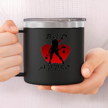 Discover LADIES BAD APPLE 3/4 SLEEVE 14oz Stainless Steel Tumblers