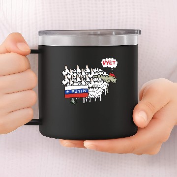 Discover Anti Putin 14oz Stainless Steel Tumblers