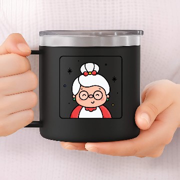 Discover Mrs. Claus 14oz Stainless Steel Tumblers