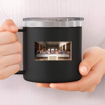 Discover Leonardo da Vinci's The Last Supper (1495-1498) fa 14oz Stainless Steel Tumblers