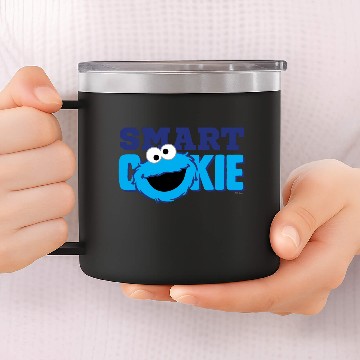 Discover Smart Cookie Monster 14oz Stainless Steel Tumblers