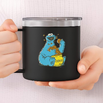 Discover Cookie Monster Vintage 14oz Stainless Steel Tumblers