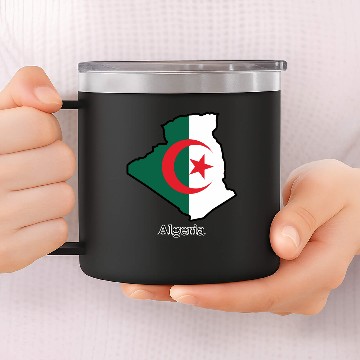 Discover Flags and countries Algeria 14oz Stainless Steel Tumblers