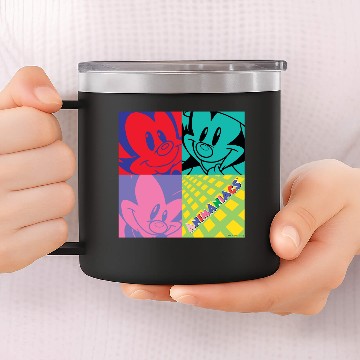 Discover Animaniacs | Warner Siblings Pop Art Graphic 14oz Stainless Steel Tumblers