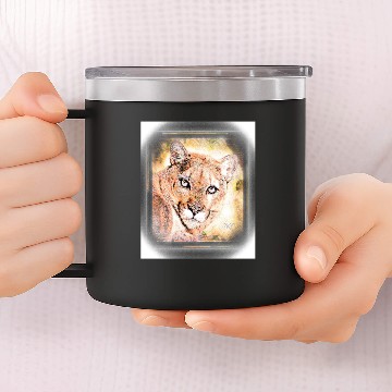 Discover Big Cat Models: Cougars 01-02 14oz Stainless Steel Tumblers