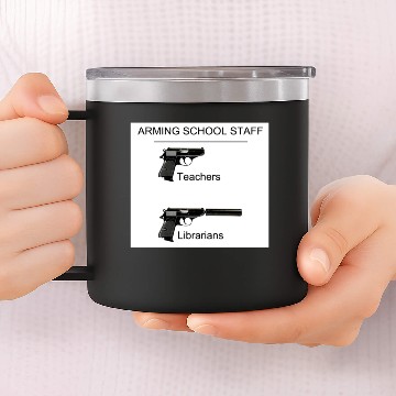 Discover ARMING SCHOOL STAFF 14oz Stainless Steel Tumblers
