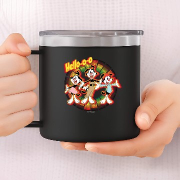 Discover Animaniacs | Hello-o-o Retro Equalizer Graphic 14oz Stainless Steel Tumblers