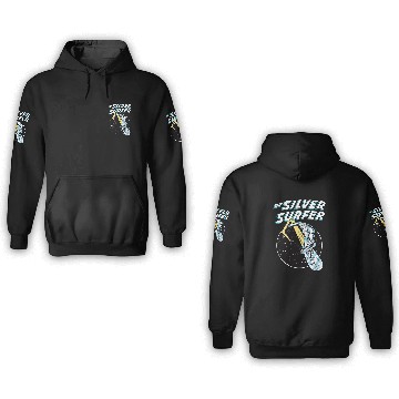 Discover Cosmic Silver Surfer - Silver Surfer - 3D Hoodies