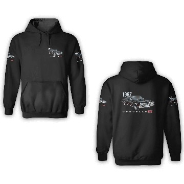 Discover 1967 Chevelle SS 3D Hoodies
