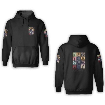 Discover Five Nights At Freddys Eras Tour Zip 3D Hoodies