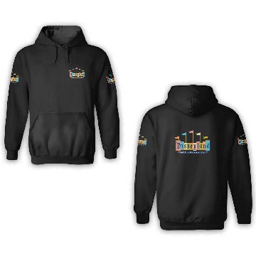 Discover Retro Disneyland Sign 3D Hoodies