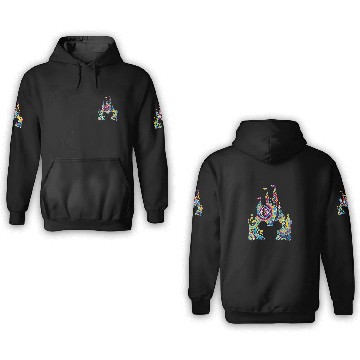 Discover Disney Castle Sublimation Mickey 3D Hoodies