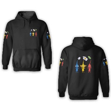 Discover Three wise pikmin - Gamer - 3D Hoodies
