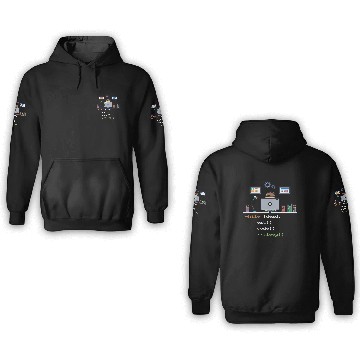 Discover Computer Science Python Programmer Eat Code Sleep 3D Hoodies