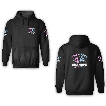 Discover Gender reveal grandpa 3D Hoodies