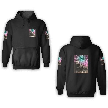 Discover Nikola Tesla's AC Electricity Inspiring Science 3D Hoodies