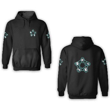 Discover Rock Paper Scissors Lizard Spock Game 3D Hoodies