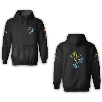 Discover Poison Dart Frog 3D Hoodies