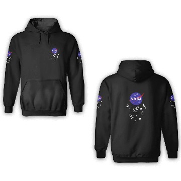 Discover NASA astronaut Space travel 3D Hoodies