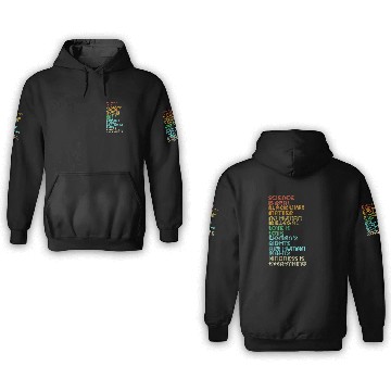 Discover Vintage Science Is Real Black Lives Matter 3D Hoodies