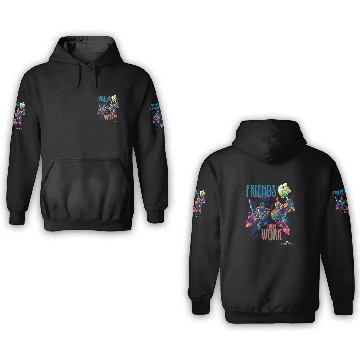Discover Marvel Thor Ragnarok Working Friends Neon Blast 3D Hoodies