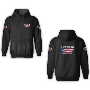 Discover Puerto Rico Island Flag 3D Hoodies