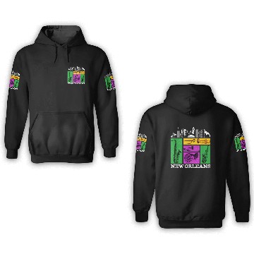 Discover New Orleans 3D Hoodies