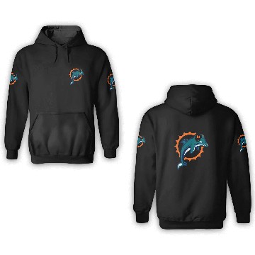 Discover Miami Dolphins, Miami Dolphins Football | Miami Dolphin 3D Hoodies
