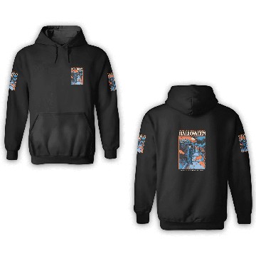Discover The Screen Shocker Michael Myers Halloween 3D Hoodies
