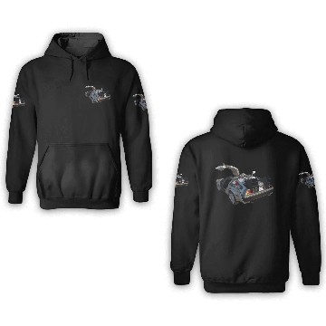 Discover DeLorean Vector 3D Hoodies