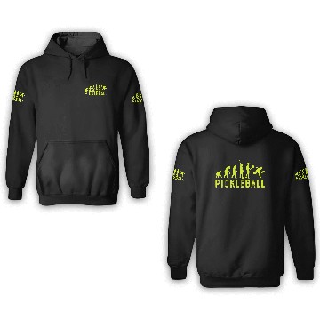 Discover Evolution of Pickleball 3D Hoodies