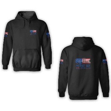Discover Patriot Day 20th Anniversary Never Forget 3D Hoodies