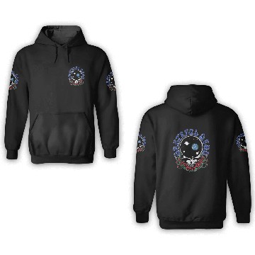 Discover Grateful Dead Unisex 3D Hoodies: Space Your Face & Logo