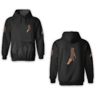 Discover dads hand black power 3D Hoodies